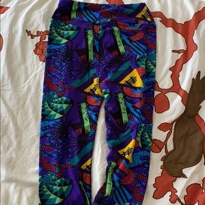 LuLaRoe girls abstract print legging